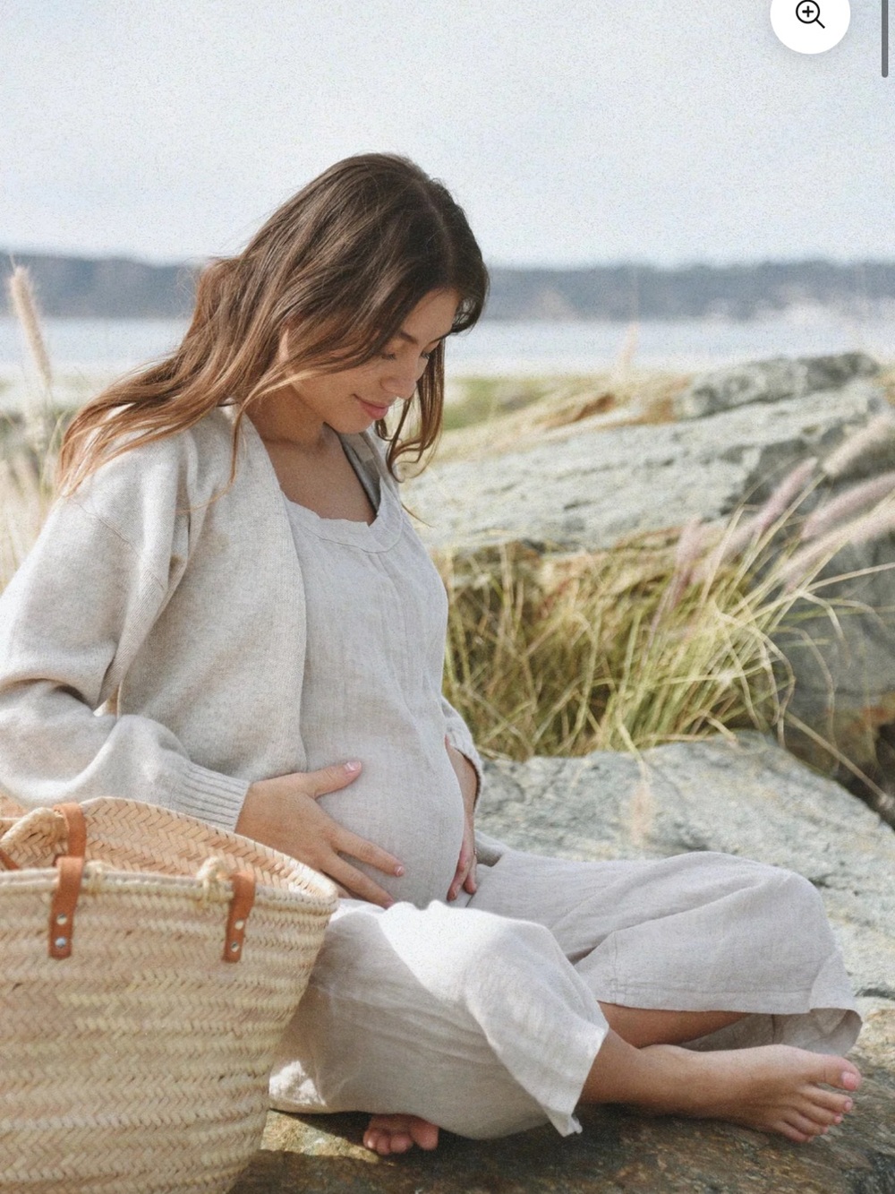 Beachwood Baby Linen Overall Moon - Picture 2 of 7